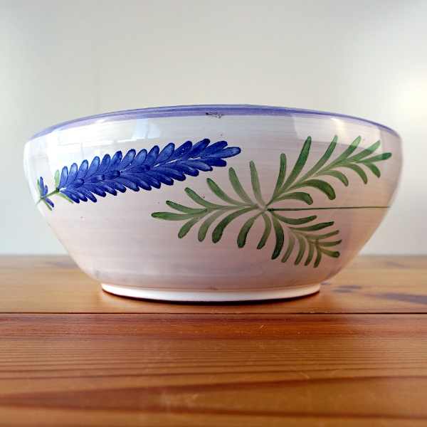 Ensaladera de cerámica "Lavender"